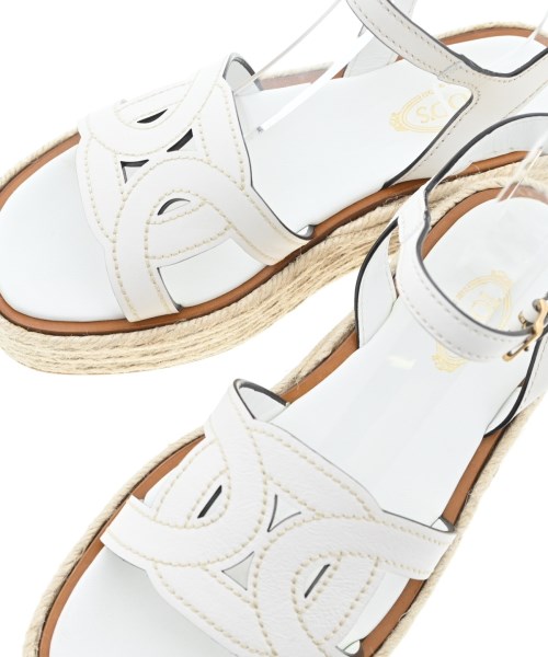 TOD'S（トッズ）サンダル 白 サイズ:EU38(24.5cm位) レディース/2200662056256