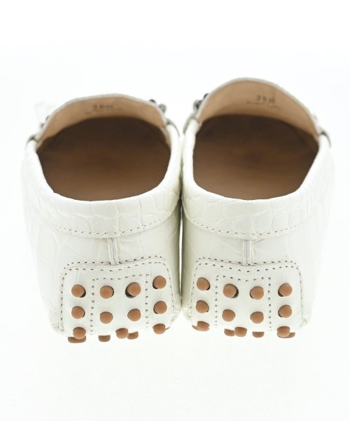 TOD'S（トッズ）モカシン/デッキシューズ 白 サイズ:EU36 1/2(23cm位) レディース/2200666573063