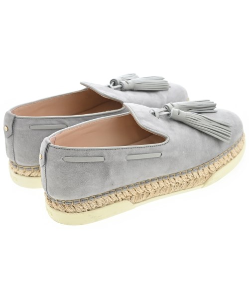 TOD'S（トッズ）エスパドリーユ グレー サイズ:EU37 1/2(24cm位) レディース/2200725389109