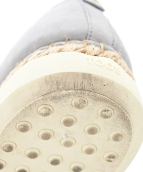 TOD'S（トッズ）エスパドリーユ グレー サイズ:EU37 1/2(24cm位) レディース/2200725389109