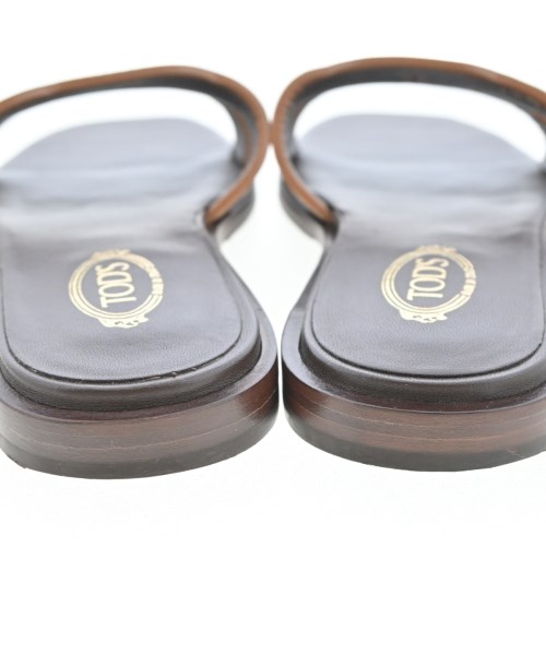 TOD'S（トッズ）サンダル 茶 サイズ:37(23.5cm位) レディース/2200721019024