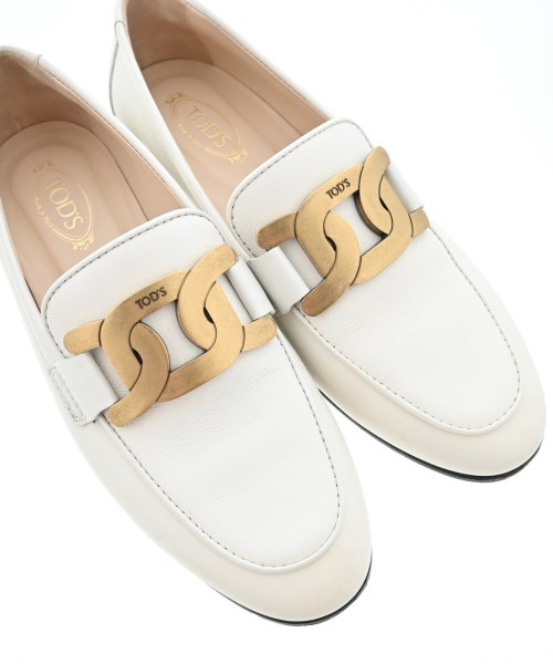 TOD'S（トッズ）ドレスシューズ/ローファー 白 サイズ:EU35(21.5cm位) レディース/2200718664121