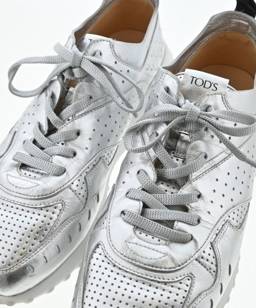 TOD'S（トッズ）スニーカー シルバー サイズ:40 1/2(27cm位) レディース/2200720266191