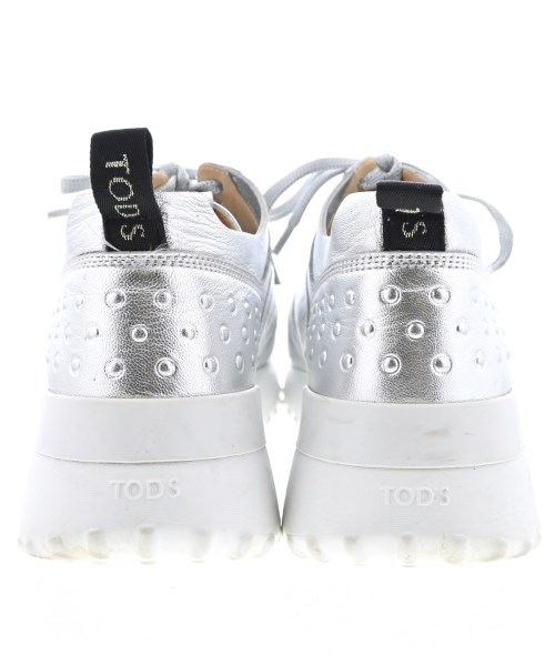TOD'S（トッズ）スニーカー シルバー サイズ:40 1/2(27cm位) レディース/2200720266191