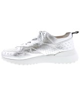 TOD'S（トッズ）スニーカー シルバー サイズ:40 1/2(27cm位) レディース/2200720266191