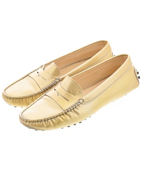 TOD'S（トッズ）ドレスシューズ/ローファー ゴールド サイズ:EU35(21.5cm位) レディース/2200726235375
