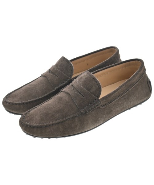 TOD'S(トッズ)モカシン/デッキシューズ 茶 サイズ:UK5(23.5cm位)/2200685728062