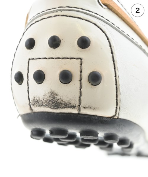 TOD'S（トッズ）バレエシューズ/オペラシューズ 白 サイズ:EU37(23.5cm位) レディース/2200683237047