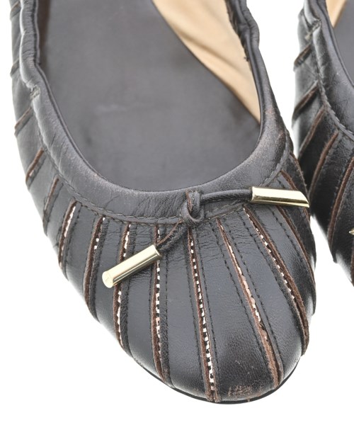 TOD'S（トッズ）バレエシューズ/オペラシューズ 茶 サイズ:EU37 1/2(24cm位) レディース/2200683237054