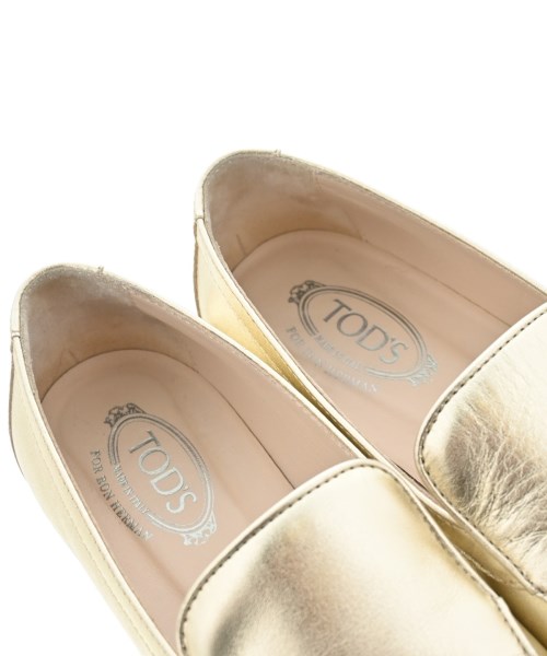 TOD'S（トッズ）ドレスシューズ/ローファー ゴールド サイズ:EU36 1/2(23cm位) レディース/2200688648060