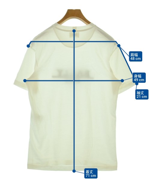 BALLY（バリー）Tシャツ・カットソー 白 サイズ:XS メンズ/2200615473048