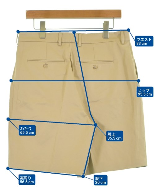 BALLY（バリー）ショートパンツ ベージュ サイズ:52(XXL位) メンズ/2200615845081