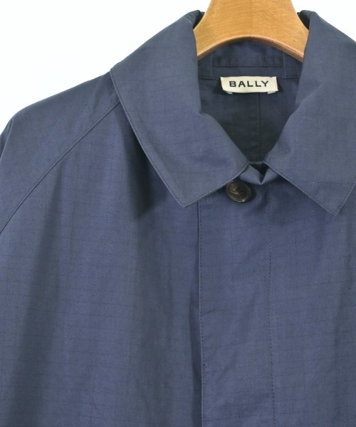 BALLY（バリー）ステンカラーコート 紺 サイズ:48(L位) メンズ/2200697875013