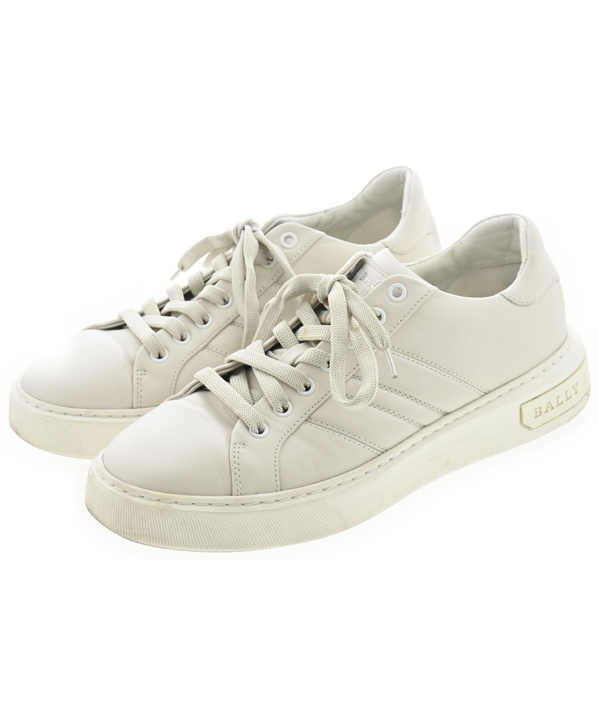 BALLY（バリー）スニーカー 白 サイズ:UK8 1/2(27cm位) メンズ