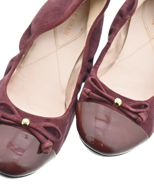 COLE HAAN（コールハーン）バレエシューズ/オペラシューズ 赤 サイズ:US6(23cm位) レディース/2200625391103