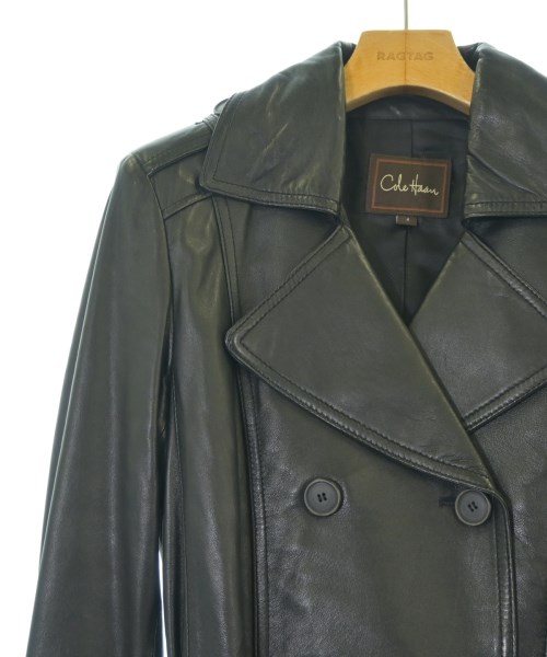 COLE HAAN（コールハーン）トレンチコート 黒 サイズ:4(XL位) レディース/2200696877025