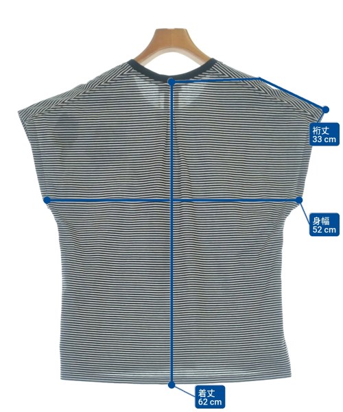 LES COPAINS（レコパン）Tシャツ・カットソー 黒 サイズ:40(M位) レディース/2200661147054