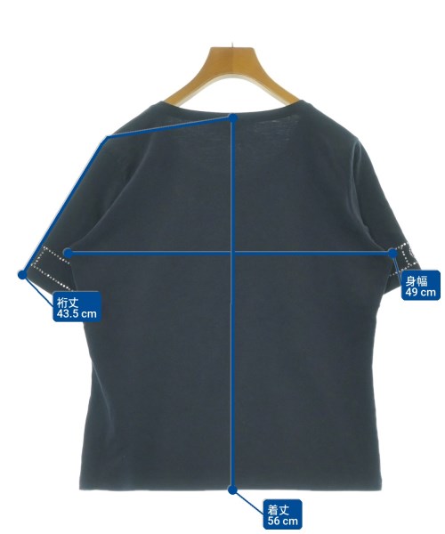 LES COPAINS（レコパン）Tシャツ・カットソー 紺 サイズ:48(XXL位) レディース/2200736224093
