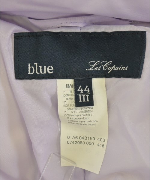 Blue Les Copains（ブルーレコパン）ダウンジャケット/ダウンベスト 紫 サイズ:44(L位) レディース/2200685016084