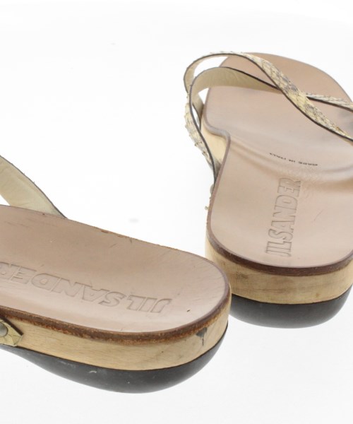 JIL SANDER(ジルサンダー)サンダル ベージュ サイズ:37 1/2(24cm位