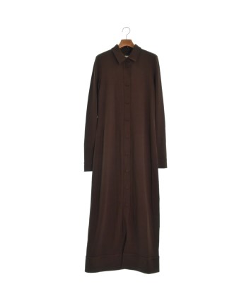JIL SANDER（ジルサンダー）ワンピース 茶 サイズ:38(M位) レディース