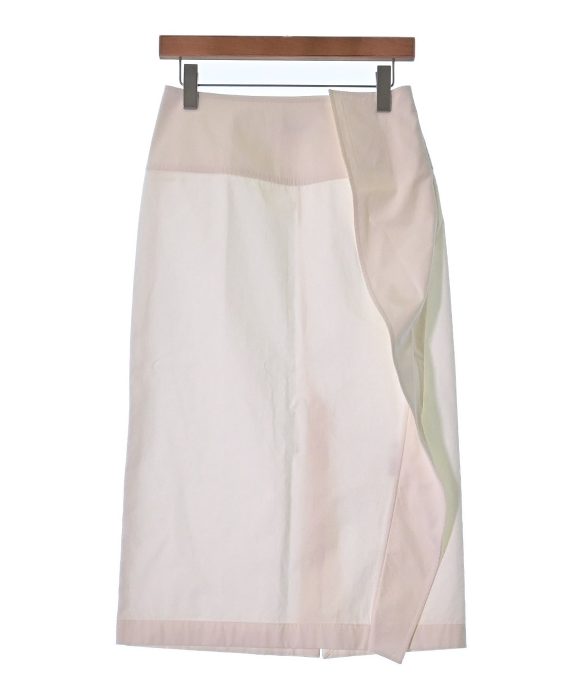 JIL SANDER ロング・マキシ丈スカート 白 4104825F0124 JIL SANDER - JIL SANDER ジルサンダー ロング・マキシ丈