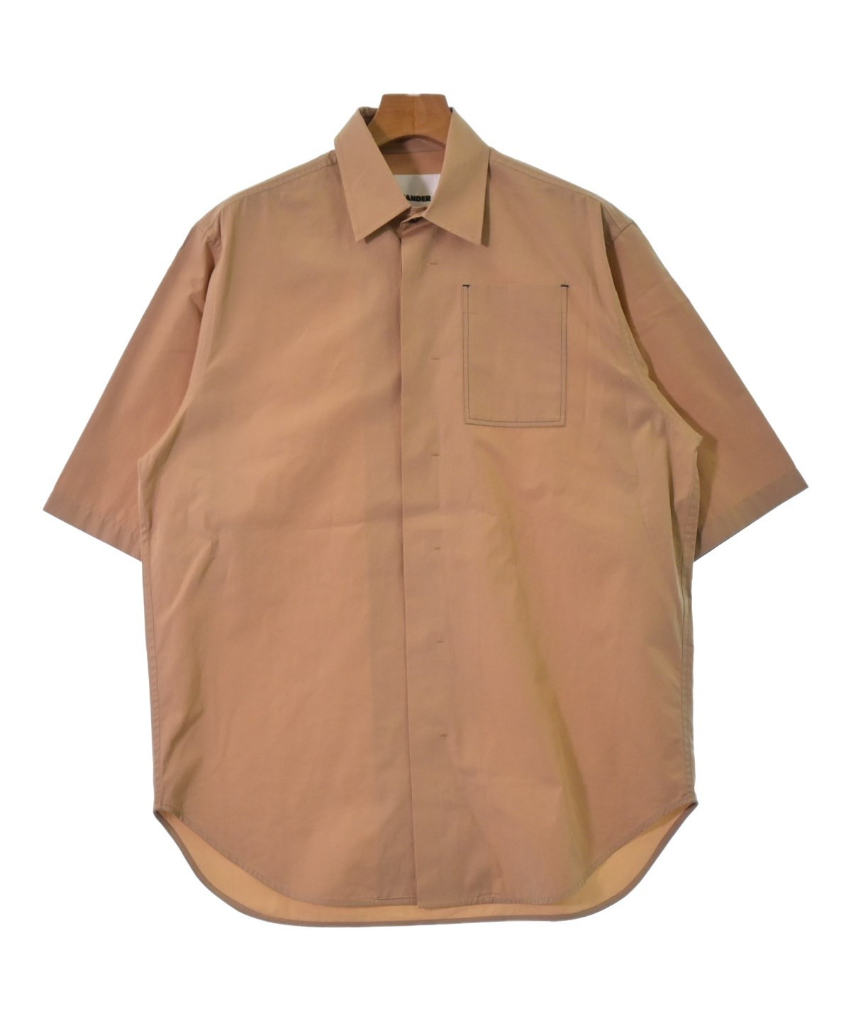 JIL SANDER ベージュ長袖シャツ JIL SANDER ジルサンダー 長袖シャツ サイズ:34 ベージュ