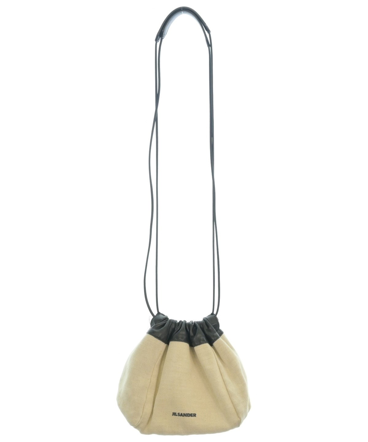 JIL SANDER ジルサンダー ショルダーバッグ  ベージュ 【古着】【中古】【送料無料】 JIL SANDER - JIL SANDER ジルサンダー ショルダーバッグ ベージュ