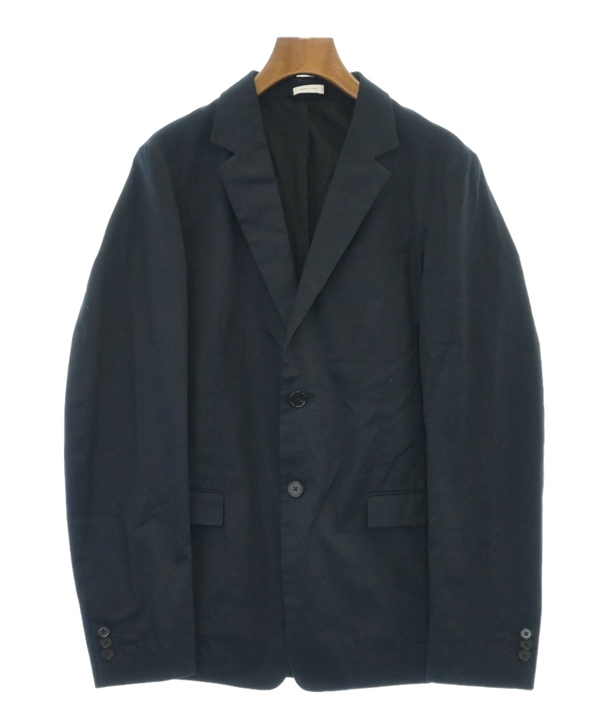 JIL SANDER ジルサンダー テーラードジャケット 48(L位) 黒 【古着