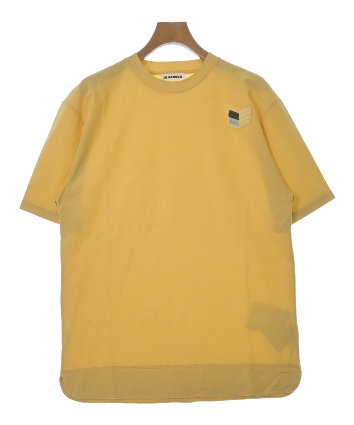 JIL SANDER ストライプ 半袖カットソー　S JIL SANDER + (ジルサンダープラス) バックロゴ ボーダー 半袖