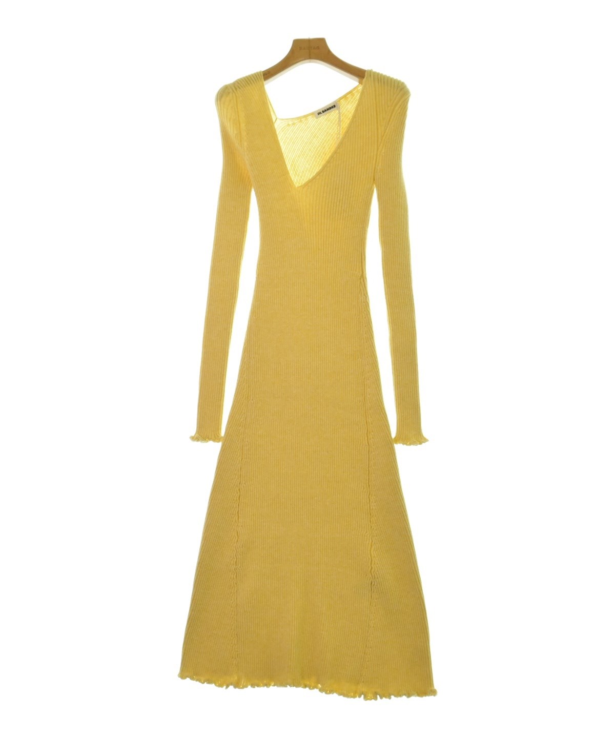 JIL SANDER ジルサンダー ワンピース 黄 4104824D0013 JIL SANDER(ジルサンダー)ワンピース 黄 サイズ:36(XS位