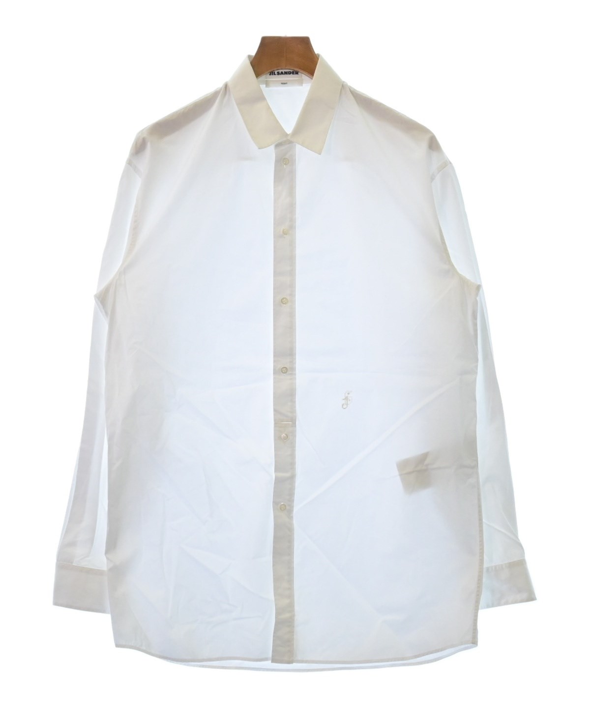 JIL SANDER（ジルサンダー）ドレスシャツ 白 サイズ:39(M位) メンズ