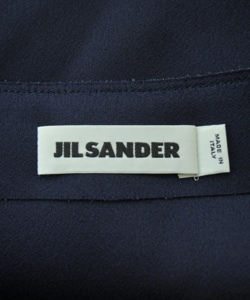 JIL SANDER（ジルサンダー）ひざ丈スカート 紺 サイズ:32(M位) レディース/2200635143044