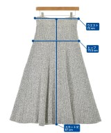 JIL SANDER（ジルサンダー）ロング・マキシ丈スカート 白 サイズ:38(S位) レディース/2200623131084