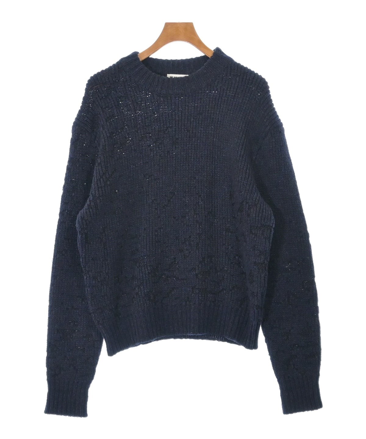 【 最終値下げ 】JIL SANDER / ジルサンダー ミリタリーライクニット 中古・古着通販】JIL SANDER (ジルサンダー) ニット グレー×ホワイト