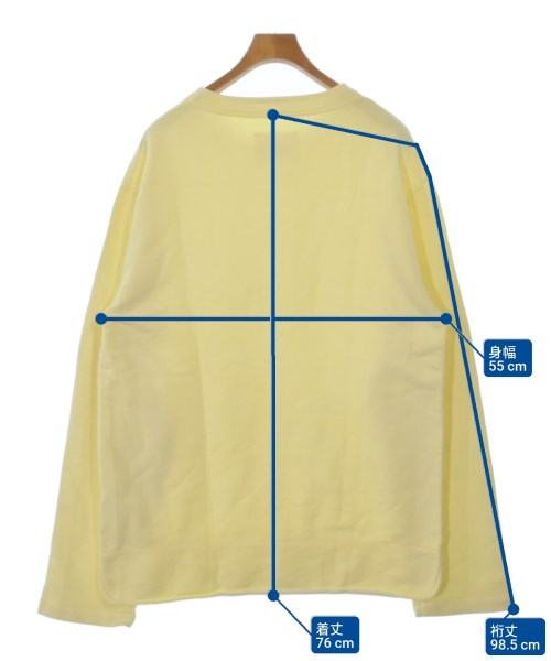 JIL SANDER（ジルサンダー）スウェット 黄 サイズ:L メンズ/2200638457025