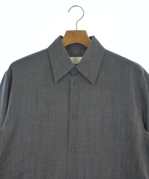 JIL SANDER（ジルサンダー）カジュアルシャツ グレー サイズ:39(M位) メンズ/2200638471069