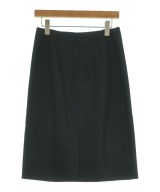 JIL SANDER（ジルサンダー）ひざ丈スカート 黒 サイズ:34(XXS位) レディース/2200638501018