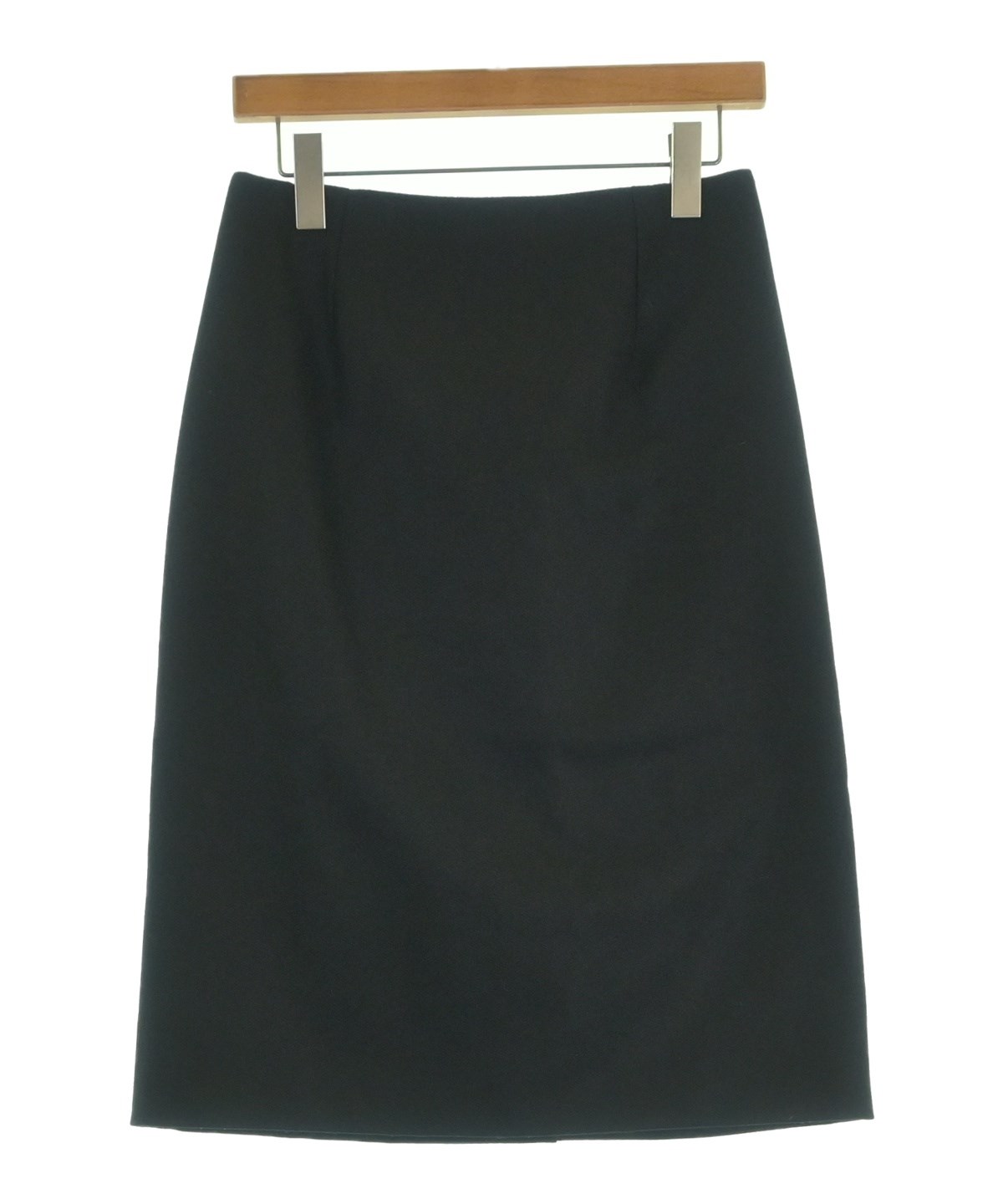 JIL SANDER（ジルサンダー）ひざ丈スカート 黒 サイズ:34(XXS位