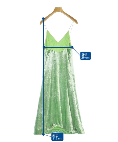 JIL SANDER（ジルサンダー）ワンピース 緑 サイズ:32(XXS位