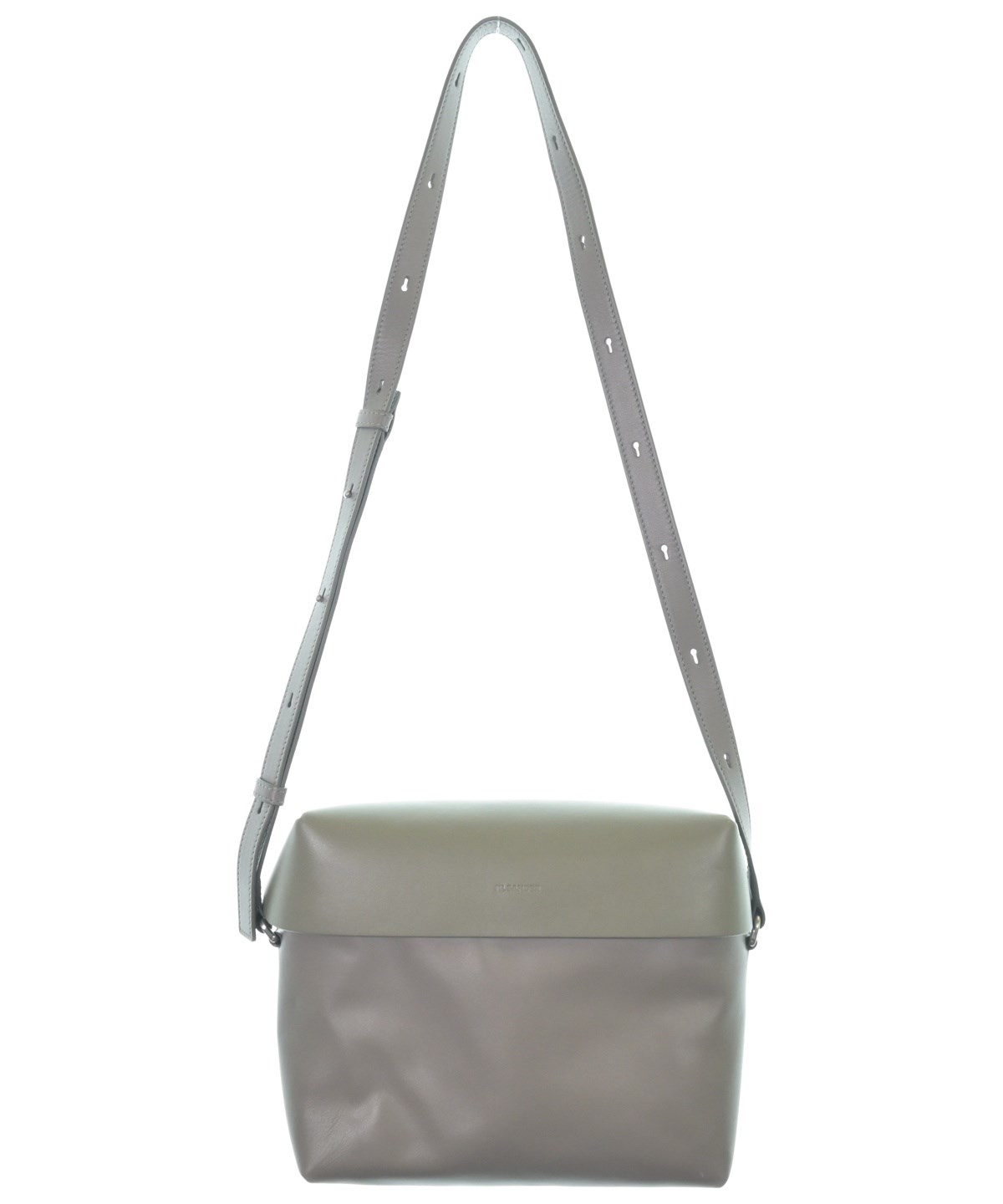 JIL SANDER ジルサンダー ショルダーバッグ  グレー 【古着】【中古】【送料無料】 JIL SANDER（ジルサンダー）ショルダーバッグ グレー サイズ