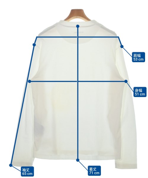 JIL SANDER（ジルサンダー）Tシャツ・カットソー 白 サイズ:M メンズ/2200639745039