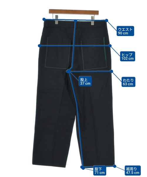 JIL SANDER（ジルサンダー）チノパン 黒 サイズ:52(XXL位) メンズ/2200631798484