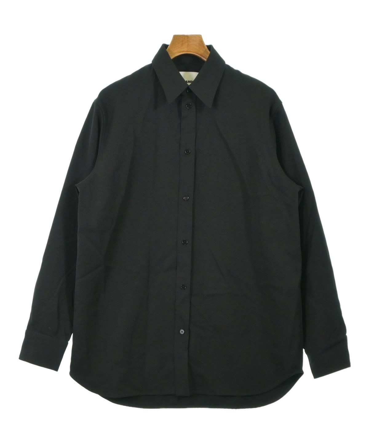 JIL SANDER（ジルサンダー）カジュアルシャツ 黒 サイズ:40(L位