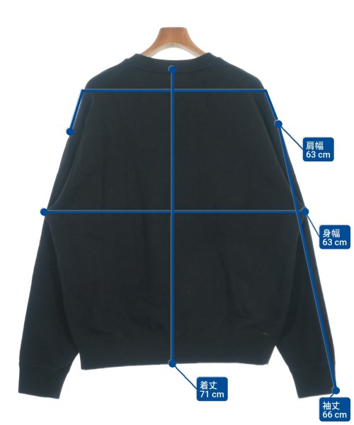 JIL SANDER（ジルサンダー）スウェット 黒 サイズ:L メンズ/2200640684150