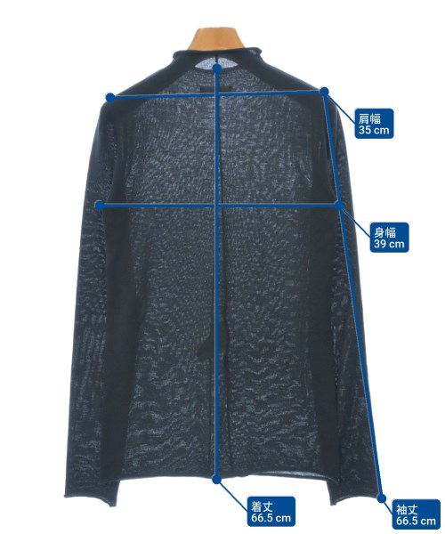 JIL SANDER（ジルサンダー）ニット・セーター 黒 サイズ:34(XXS位) レディース/2200640086060