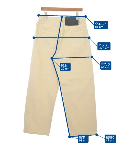 JIL SANDER（ジルサンダー）デニムパンツ ベージュ サイズ:31(M位) メンズ/2200641695070