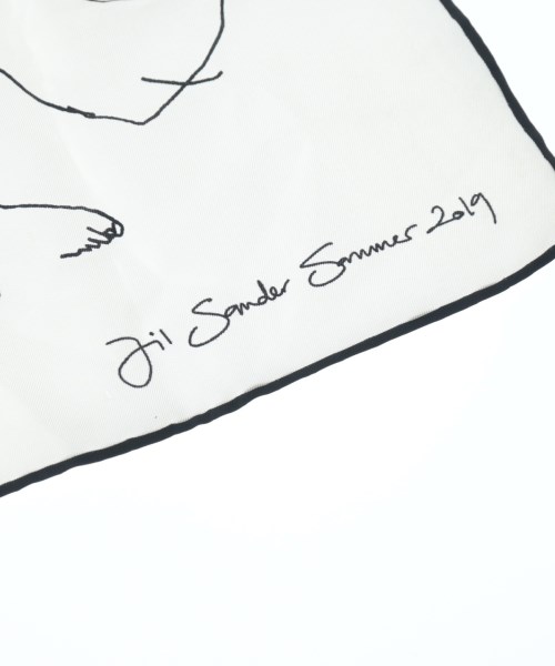 JIL SANDER（ジルサンダー）バンダナ・スカーフ 白 サイズ:U レディース/2200641768095