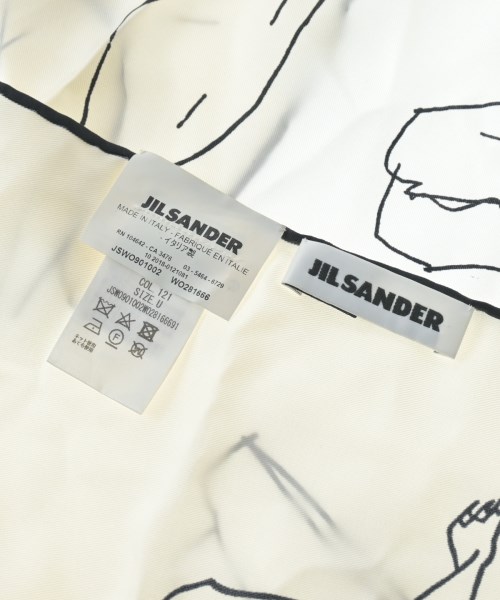 JIL SANDER（ジルサンダー）バンダナ・スカーフ 白 サイズ:U レディース/2200641768095