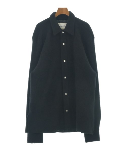 JIL SANDER(ジルサンダー)カジュアルシャツ 黒 サイズ:46(M位)/2200642924018